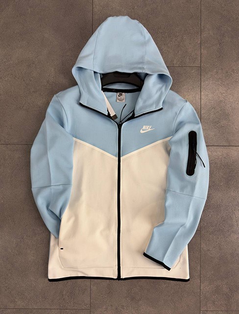 سویشرت NIKE TECH FLEECE 2021 رنگ BLUESKY سایز L